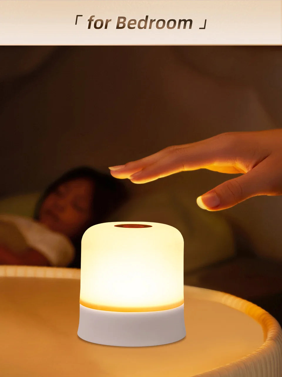 **Lampe Tactile RGB Rechargeable – Télécommande Incluse** 🌈✨