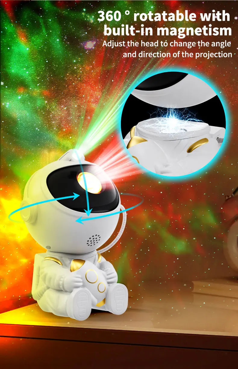 **Projecteur LED Astronaute – Ciel Étoilé pour Enfants** 🌌✨