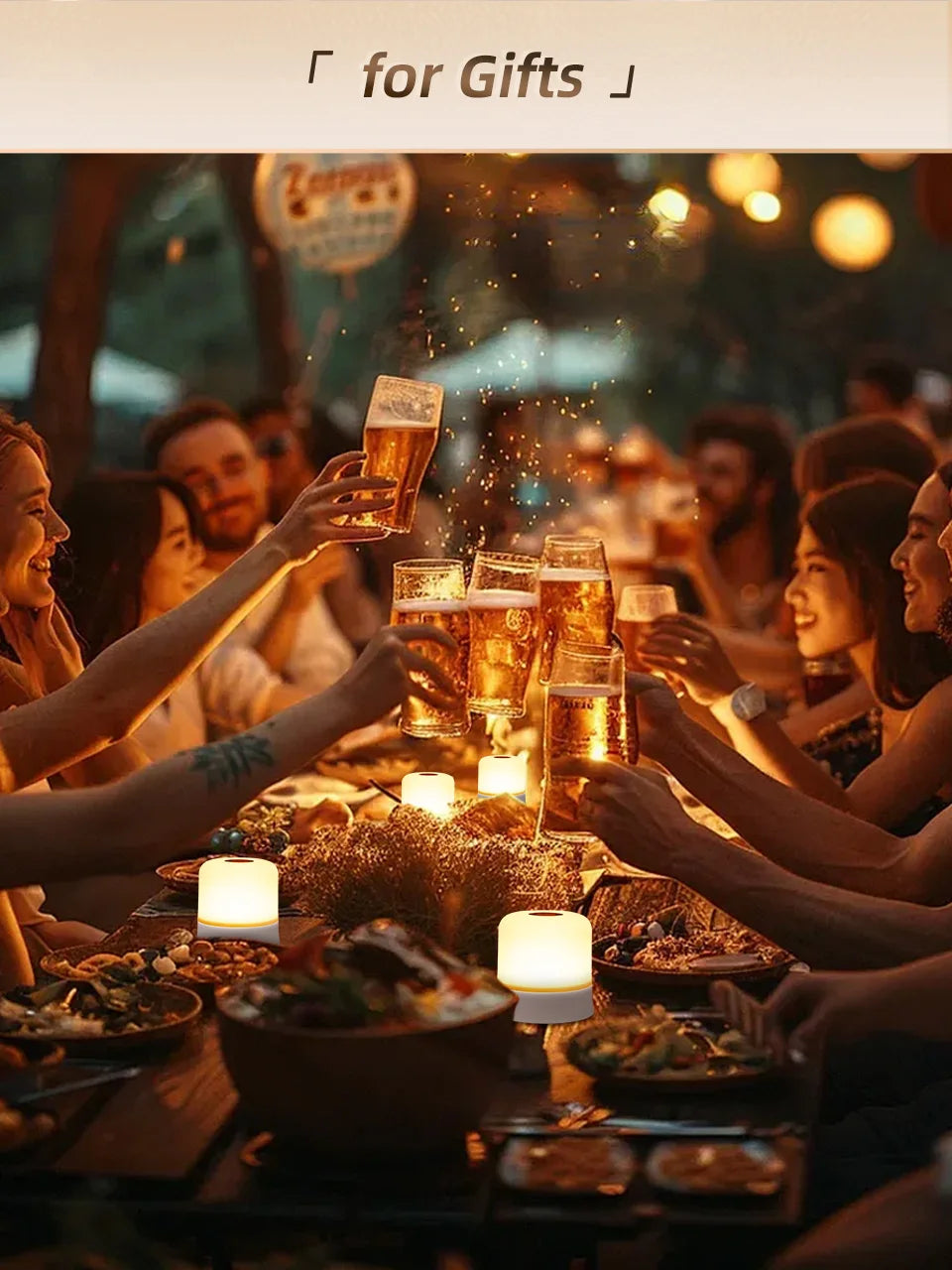 **Lampe Tactile RGB Rechargeable – Télécommande Incluse** 🌈✨